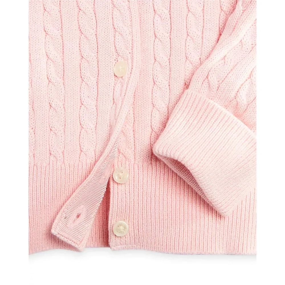 Ralph Lauren Girls’ Cable Knit Cardigan